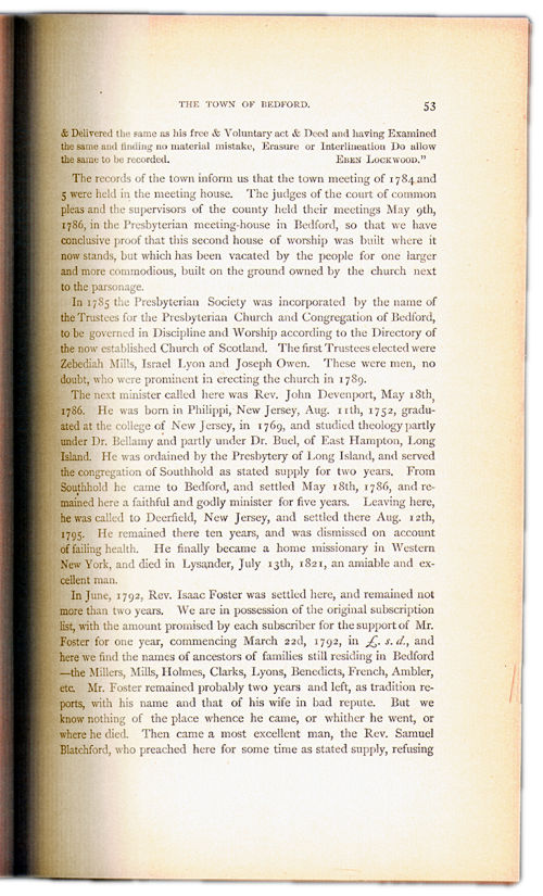 The History of the Several Towns, Manors, and Patents of the County of Westchester, from Its First Settlement to the Present Time Page 53. Choose 'View Text' (at top) for faster download.