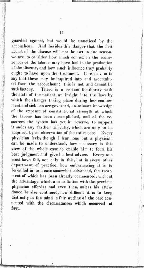 Remarks on the Employment of Females as Practitioners in Midwifery. By a Physician. Page 11. Choose 'View Text' (at top) for faster download.