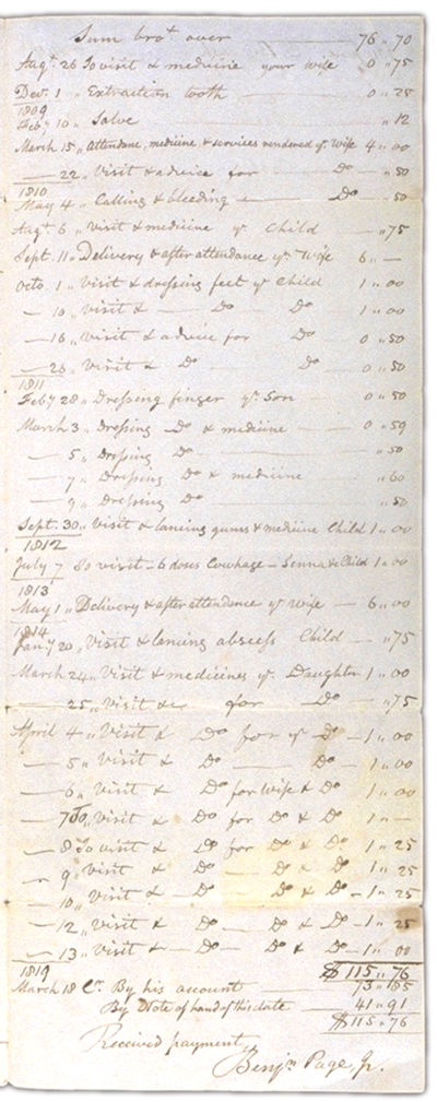 Benjamin Page account of transactions with William Mathews Page 3. Choose 'View Text' (at top) for faster download.