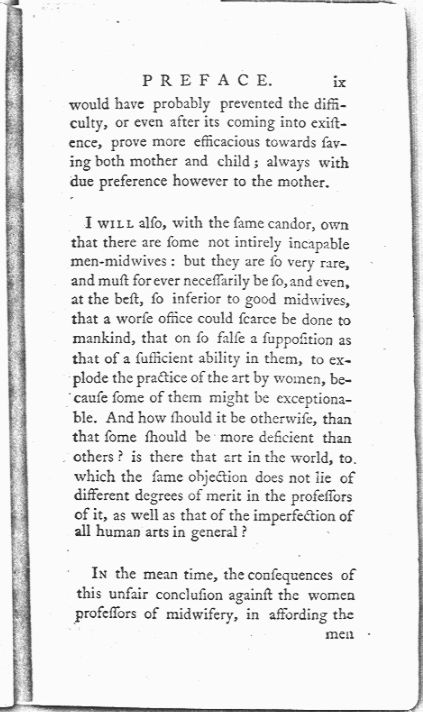 A Treatise on the Art of Midwifery, Setting Forth Various Abuses Therein, Especially as to the Practice with Instruments Preface page ix. Choose 'View Text' (at top) for faster download.