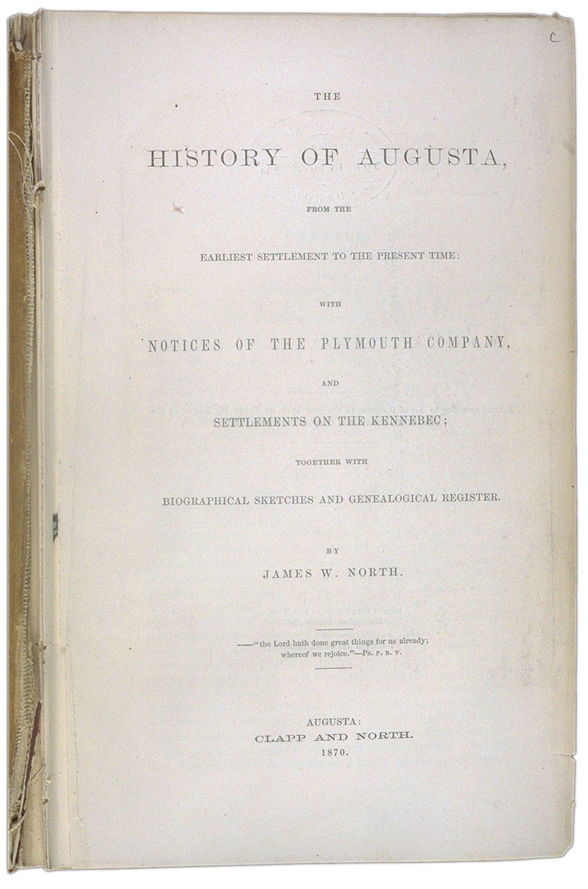 The History of Augusta Title page. Choose 'View Text' (at top) for faster download.