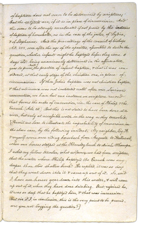 Letter from Sewall to his son, in Henry Sewall's Diary Page 2. Choose 'View Text' (at top) for faster download.