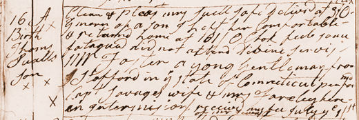 Diary entry for Apr. 16, 1786. View Text (link at top) to see text version.