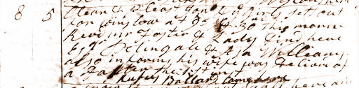 Diary entry for Mar. 8, 1787. View Text (link at top) to see text version.
