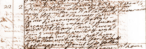 Diary entry for Dec. 22, 1788. View Text (link at top) to see text version.