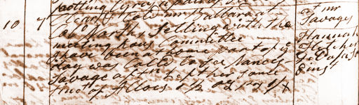 Diary entry for Jan. 10, 1789. View Text (link at top) to see text version.