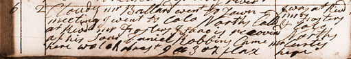 Diary entry for Apr. 6, 1789. View Text (link at top) to see text version.