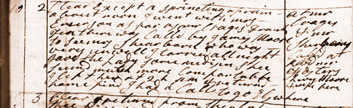 Diary entry for Aug. 10, 1789. View Text (link at top) to see text version.