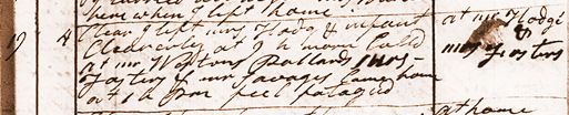 Diary entry for Aug. 19, 1789. View Text (link at top) to see text version.