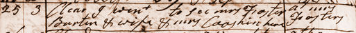 Diary entry for Aug. 25, 1789. View Text (link at top) to see text version.
