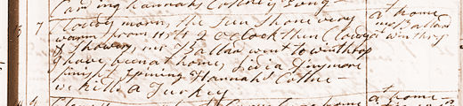 Diary entry for Oct. 15, 1792. View Text (link at top) to see text version.
