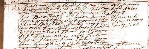Diary entry for Jul. 8, 1793. View Text (link at top) to see text version.