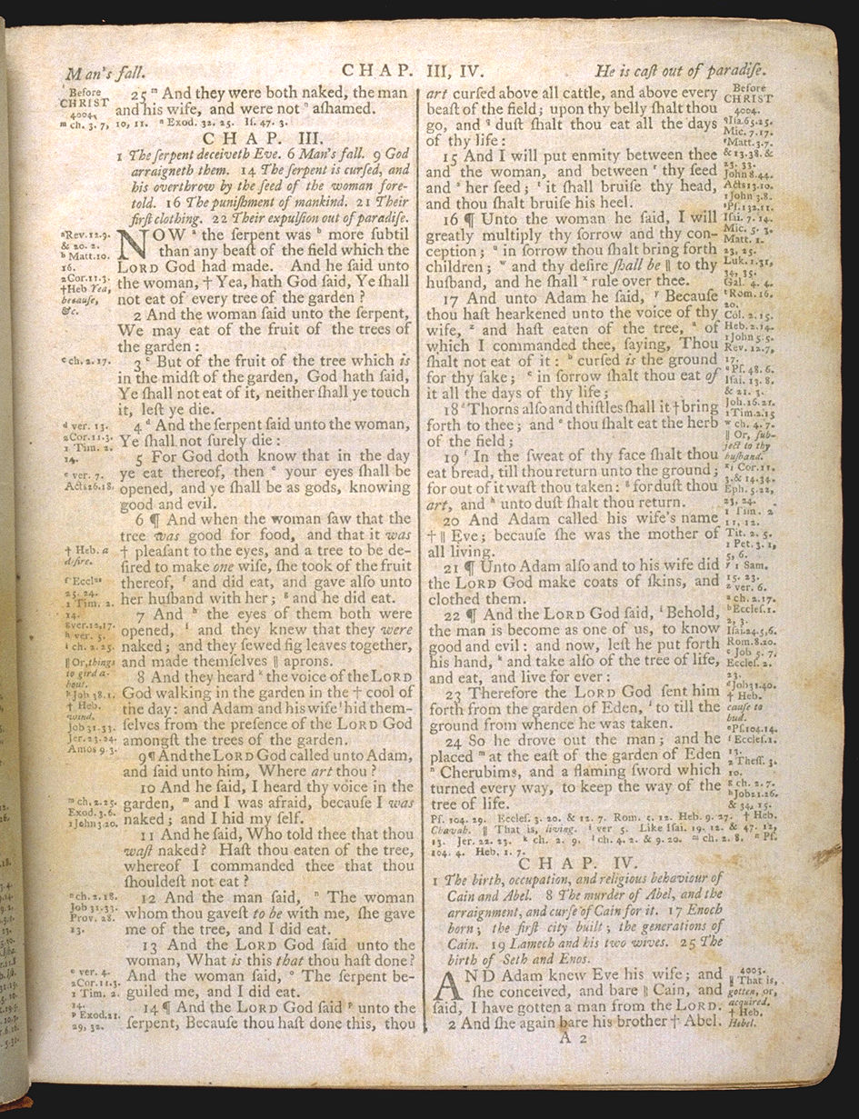 The Holy Bible, King James version Genesis 3. Choose 'View Text' (at top) for faster download.