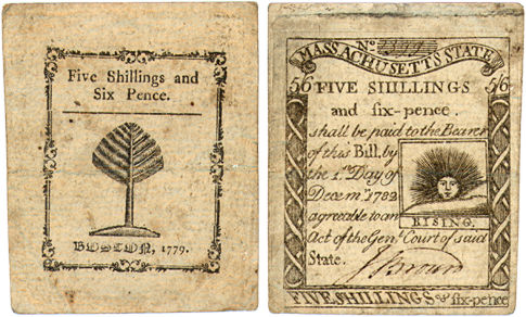 Five Shilling and Six Pence Note Front / Back. Choose 'View Text' (at top) for faster download.