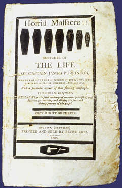 poster about the murders