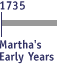 1735-1784: Martha's Early Years